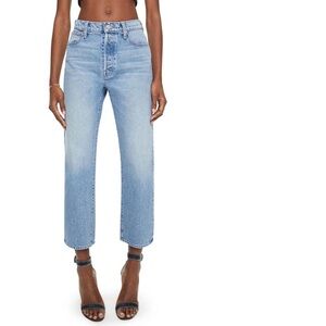 Mother The Ditcher Crop Straight Leg Jeans